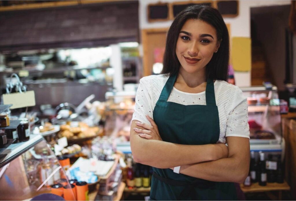 Emprendedora formalizando